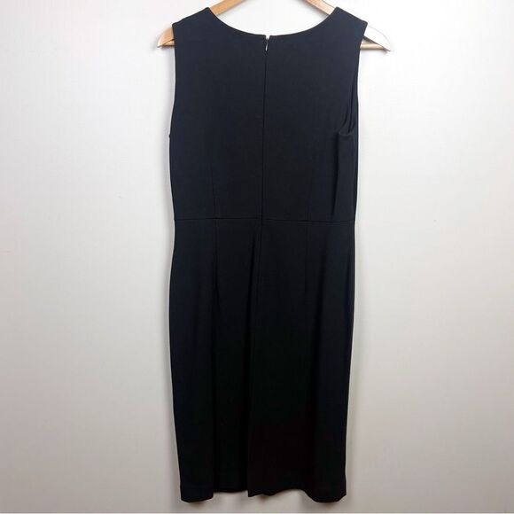 Lafayette 148 New York Black Sheath Dress 10 - Picture 5 of 6